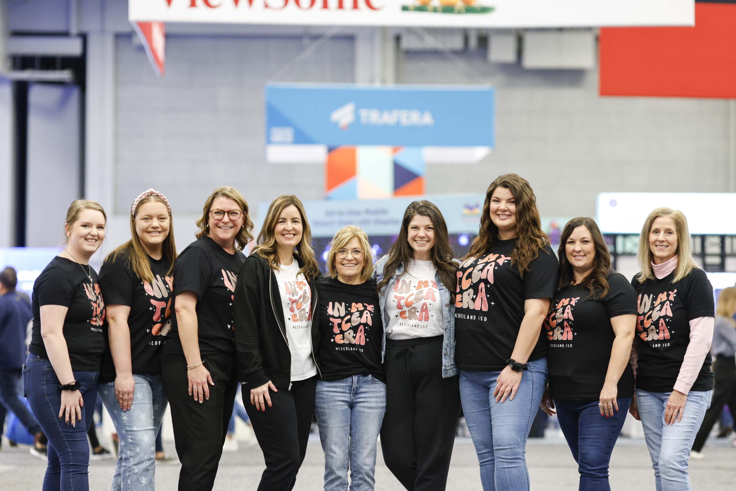 Attendees posing for a picture at the TCEA Convention & Exposition.